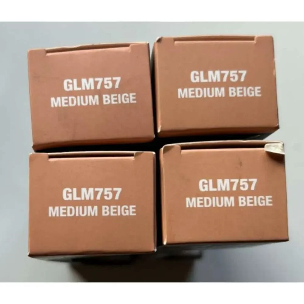 LA Girl Tinted Foundation GLM757 Medium Beige Buildable Natural Finish Lot of 4